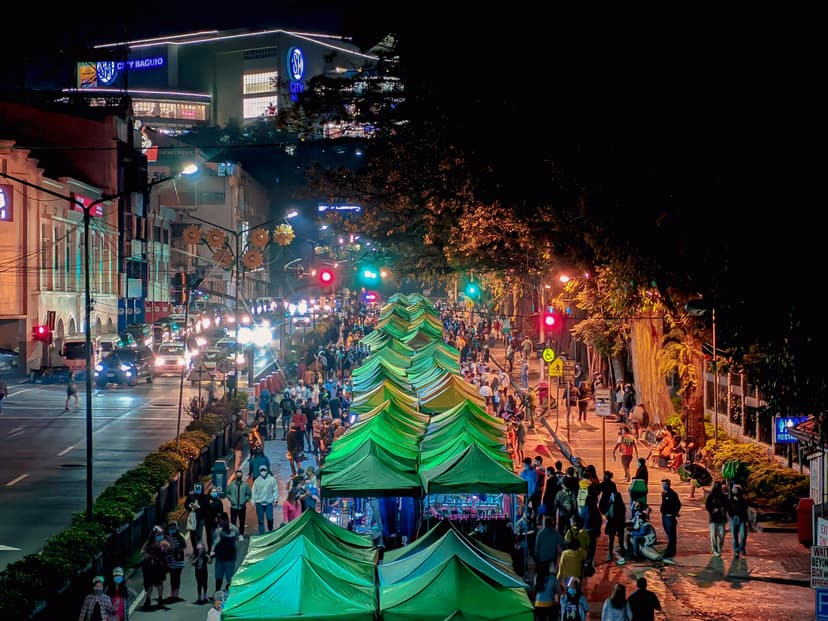 Night Market Baguio Image